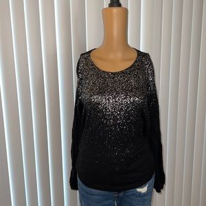 Splendid Black Long Sleeve with Sparkles